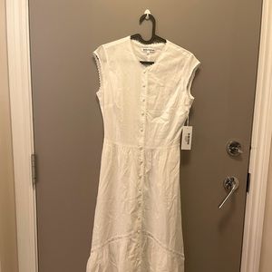 Reformation Midi Dress | 2 | white | Brand New